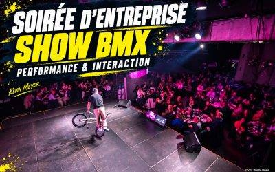 Animation de soirée d’entreprise : un spectacle BMX qui fait participer vos invités
