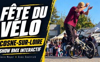 Animation de fête du vélo : un show BMX interactif à Cosne-sur-Loire